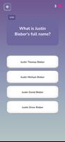 Justin Bieber Trivia Quiz screenshot 1