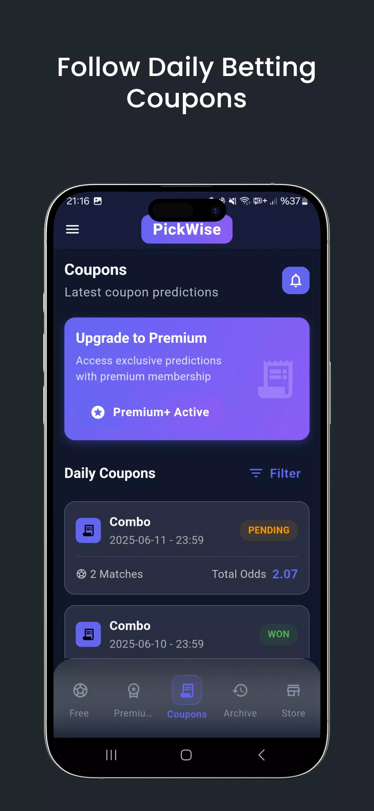 Pickwise screenshot 3