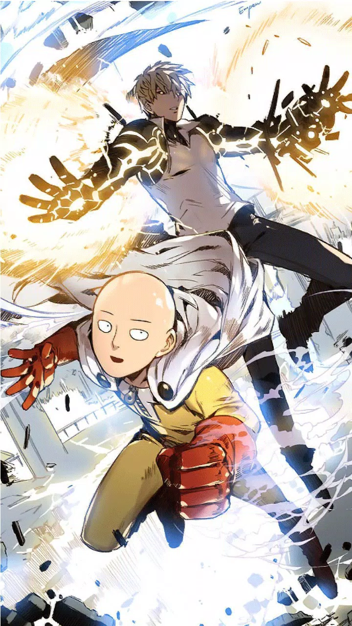 Locked screen wallpapper - saitama, one punch man. Papel de HD phone  wallpaper