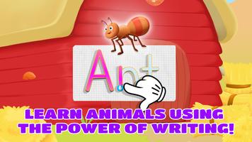 Animales y Letras:Aprender ABC captura de pantalla 1