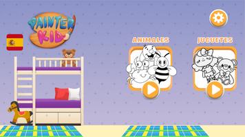 Painter Kid: Colorear Animales Poster