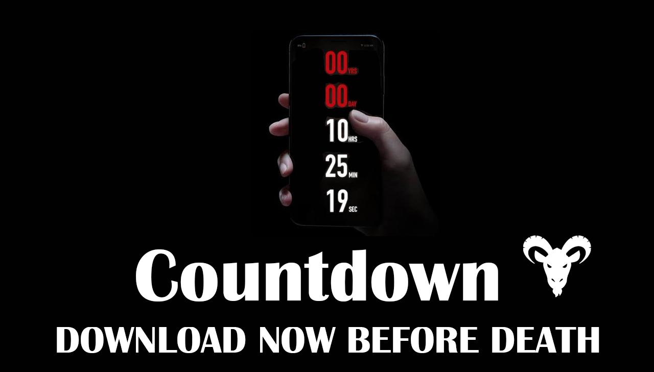 Таймер смерти. Death timer. Countdown Death app. Dead time billetbox.