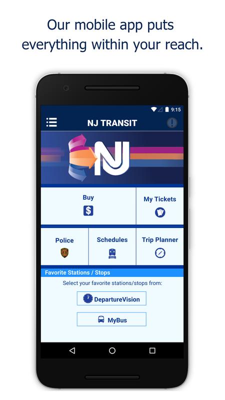 NJ TRANSIT Mobile App for Android - APK Download