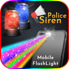 Flashlight Torch light - Police Siren Ringtones-icoon