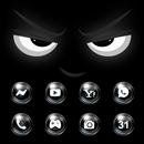 কালো আইকন প্যাক APK