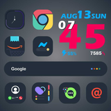 다크 아이콘 팩 APK