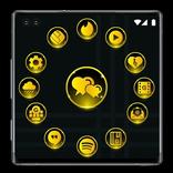 paquete de iconos amarillo