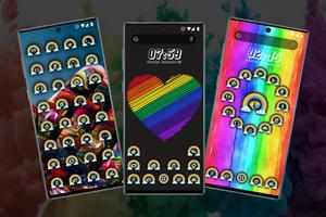 Rainbow icon pack Plakat