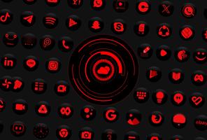 Rotes Icon-Paket Screenshot 1
