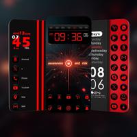 Rotes Icon-Paket Screenshot 3