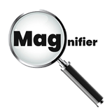 Magnifying Glass with light biểu tượng