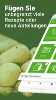 Einkaufsliste teilen Plakat