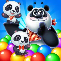 pandas de resgate jogo de bolha