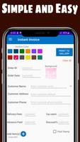 Instant Invoice syot layar 1