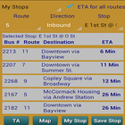 Bus Tracker Zeichen