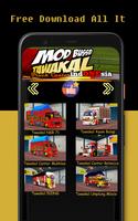 Mod Bussid Truk Canter Tawakal Indonesia capture d'écran 2