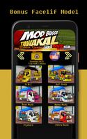 Mod Bussid Truk Canter Tawakal Indonesia capture d'écran 3
