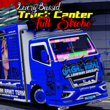 Livery Bussid Truck Canter Full Strobo icône