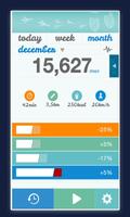 Pedometer Step Tracker: Walking & Calorie Counter captura de pantalla 1