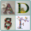 Stylish Alphabet QuillingPaper APK