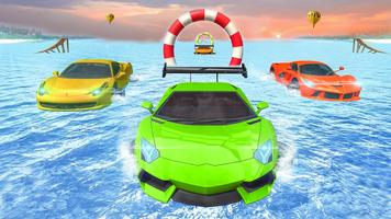 Water Surfer Car Floating Race 3D تصوير الشاشة 1