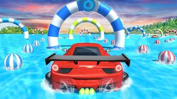 Water Surfer Car Floating Race 3D تصوير الشاشة 2