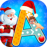 Trace Alphabets & Number With Santa - ABC & 123 icon