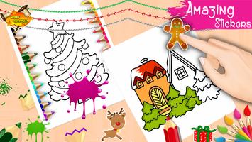 Coloring Book : Christmas Draw captura de pantalla 3