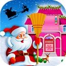 Christmas House Clean up Time : Decoration Game aplikacja