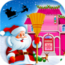 Christmas House Clean up Time : Decoration Game APK