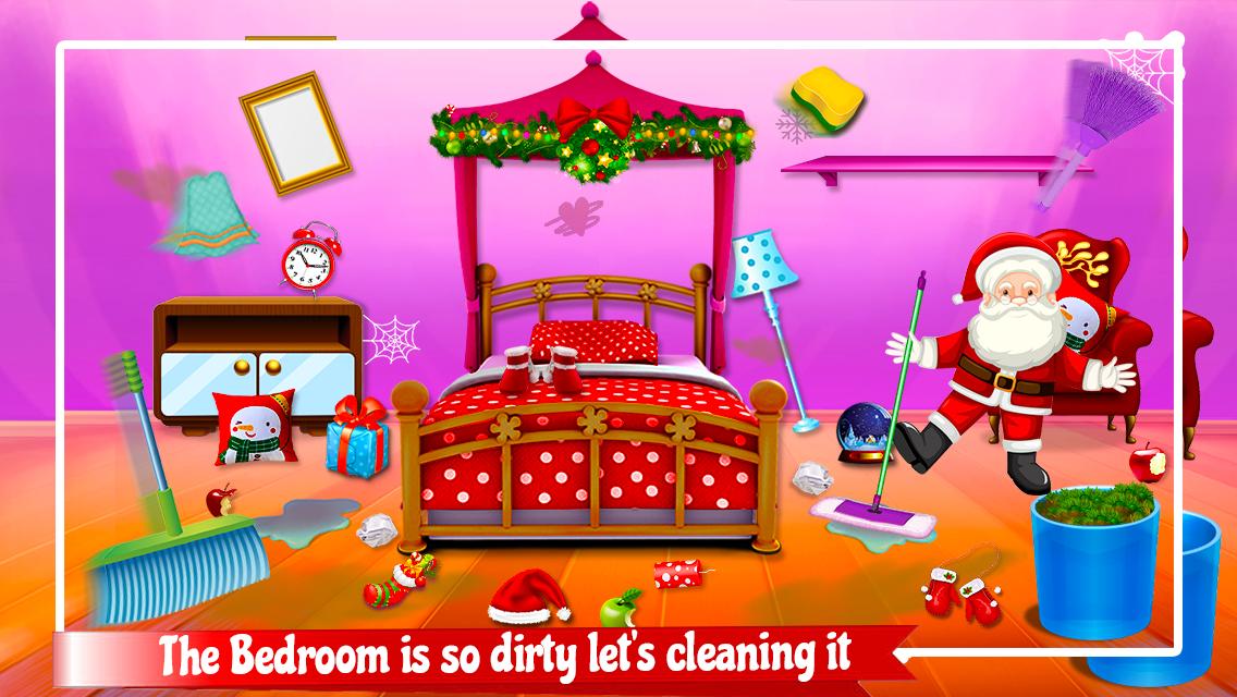 Christmas House Clean Up Time Decoration Game For Android Apk
