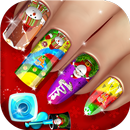 Stylish Nail Salon For Christm aplikacja