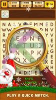 Merry Christmas Word Search Puzzle Plakat