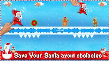 Santa Gravity Flipper - Endless Running Game ảnh chụp màn hình 2