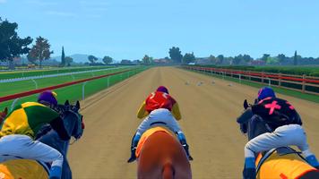 Jumping Horse Racing Simulator 3D captura de pantalla 1