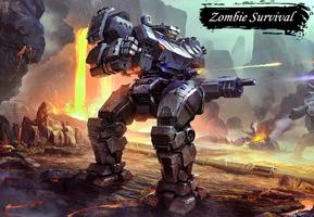 Robot Recall Zombie الملصق
