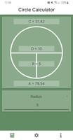 Circle Calculator capture d'écran 2