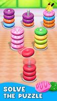 Hoop Stack - Donut Color Sort 海报