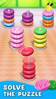 Hoop Stack - Donut Color Sort পোস্টার