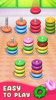 Hoop Stack - Donut Color Sort تصوير الشاشة 2
