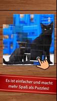 Einfaches Katzenpuzzle Plakat