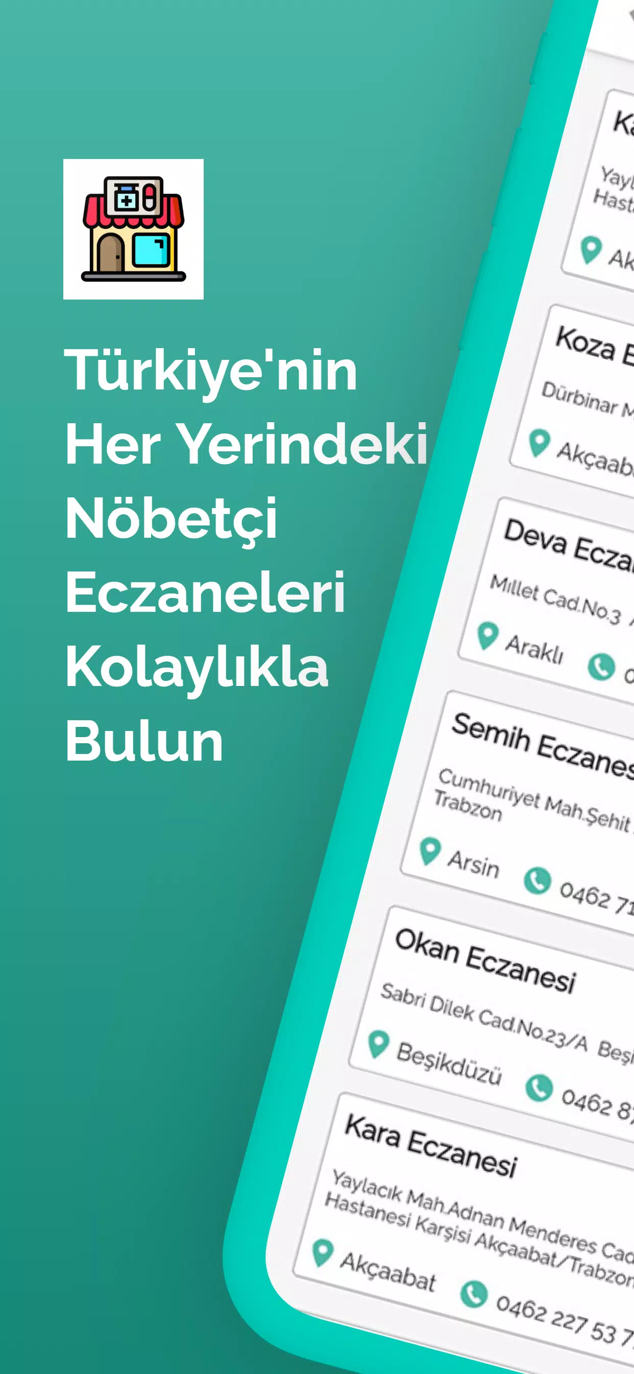 Günlük Nöbetçi Eczaneler pour Android - Téléchargez l'APK