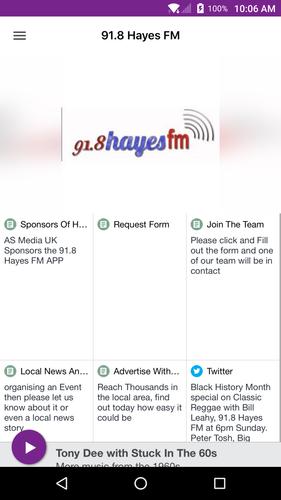 91.8 Hayes FM APK for Android Download