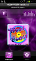 WEST COAST Golden Radio Plakat