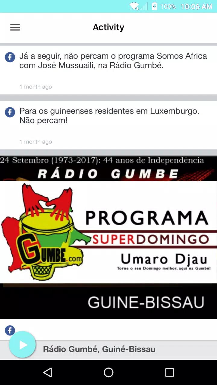 Rádio Gumbé, Guiné-Bissau APK for Android Download