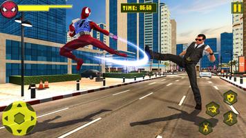 Spider Hero 2019: Super Spider hero Fighting Time capture d'écran 1