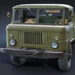 газ 66 по грязи