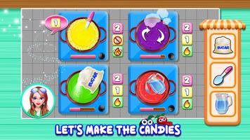 Candy Lollipops Factory Games Affiche