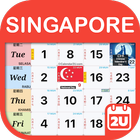 Singapore Calendar biểu tượng