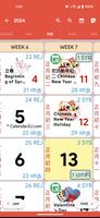 1 Schermata Singapore Calendar